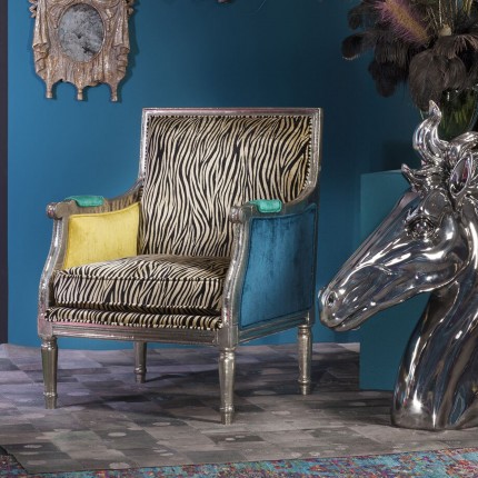 Armchair Regency Zebra Kare Design