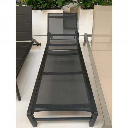 Gabana charcoal gray sun lounger Gescova