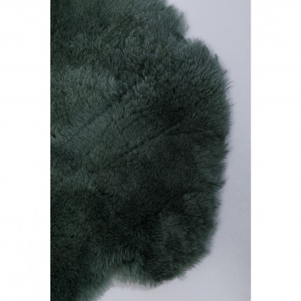 Lambskin Heidi Dark Green 85x60cm Kare Design