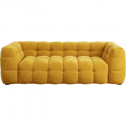 Sofa Salamanca 3-seater yellow Kare Design