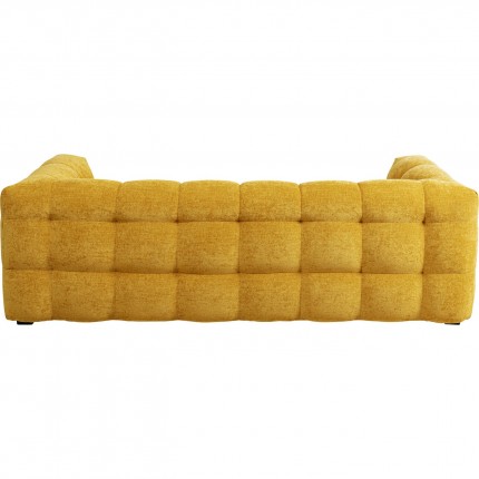 Sofa Salamanca 3-seater yellow Kare Design