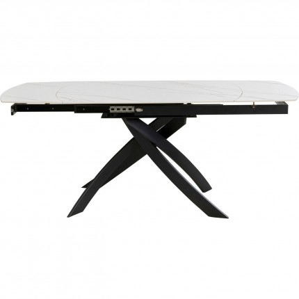 Extension Table Twist 180x90cm white Kare Design