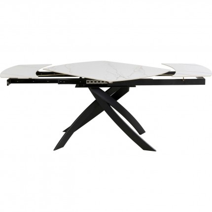 Extension Table Twist 180x90cm white Kare Design