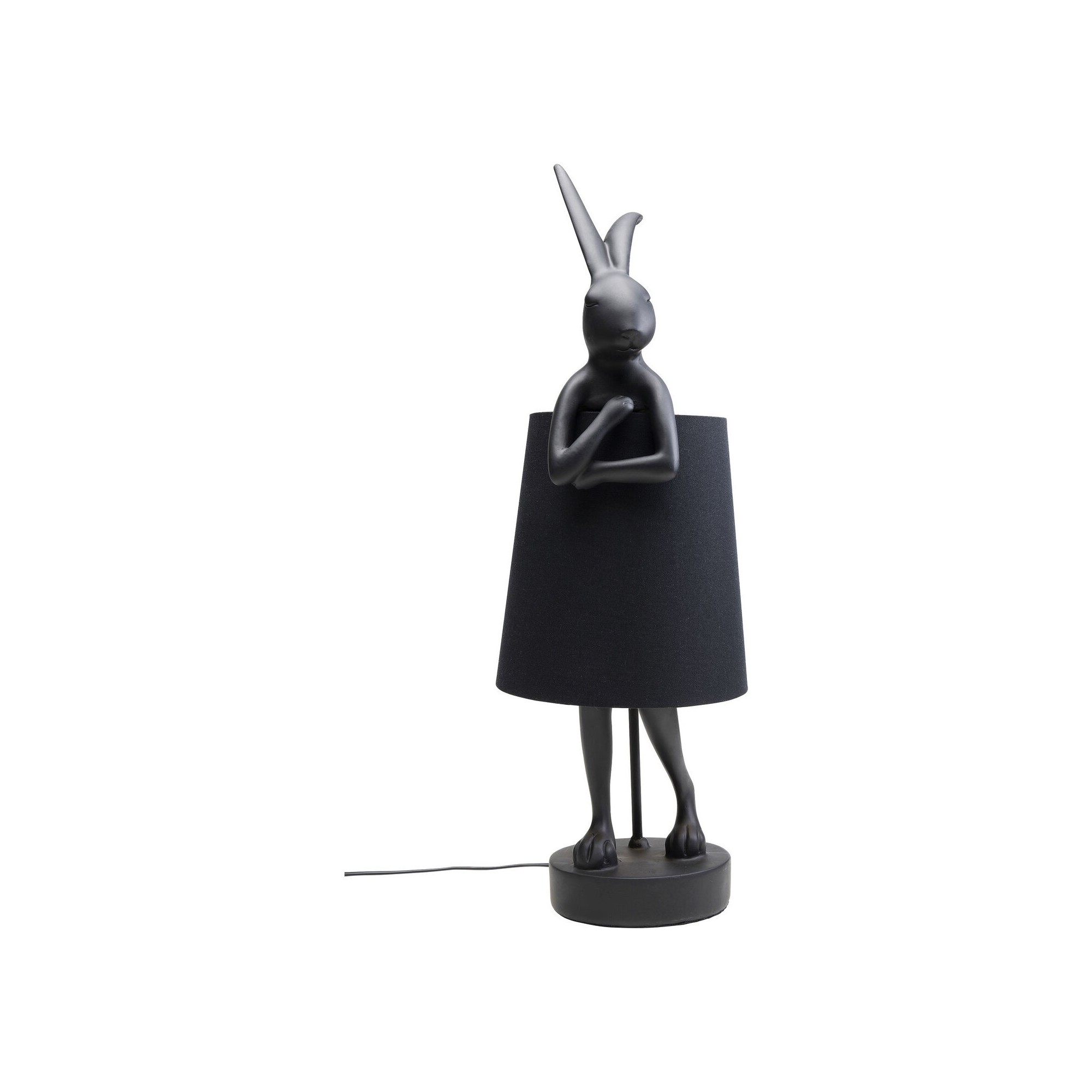 Lampe de table Animal lapin noir Kare Design