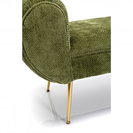 Bench Trono velvet green Kare Design