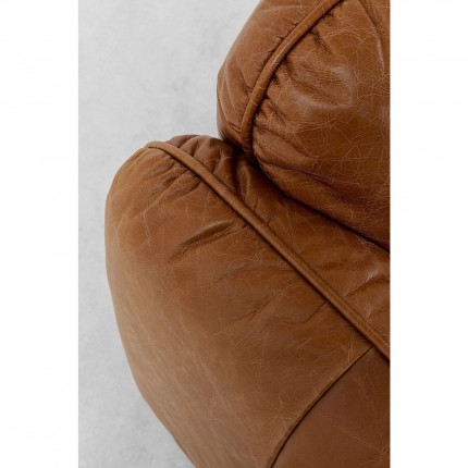 Sofa Calgary 3-Seater brown Kare Design