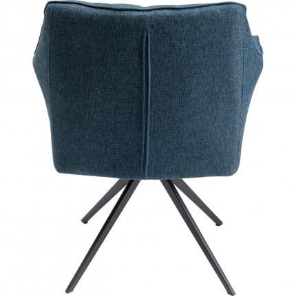 Swivel chair with armrests Thinktank Blue Kare Design