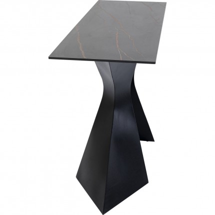 Console Gloria 140x45cm ceramic black Kare Design