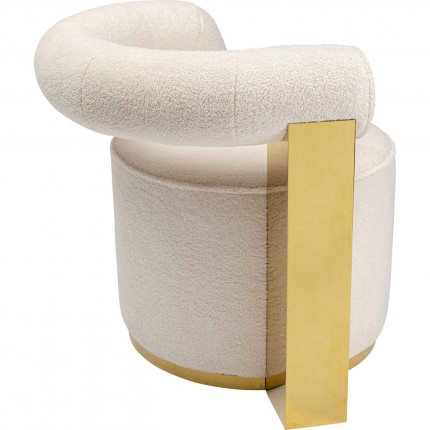 Armchair Amuse cream Kare Design