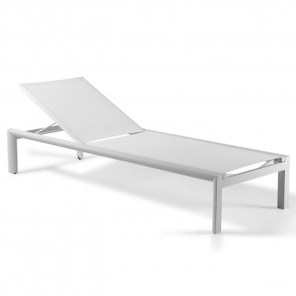 Vittorio white Gescova sun lounger