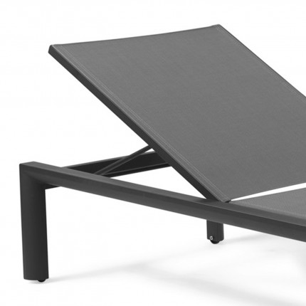 Gescova Vittorio anthracite gray sun lounger