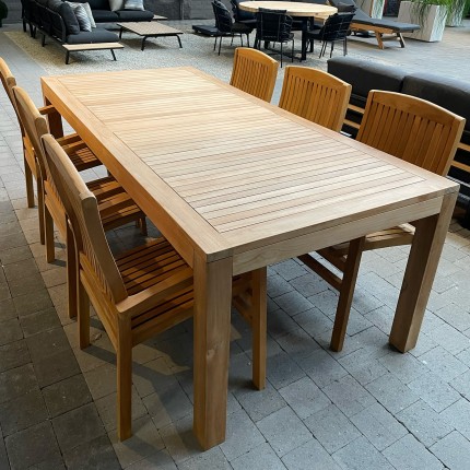 Norwich garden table 220x100cm Gescova