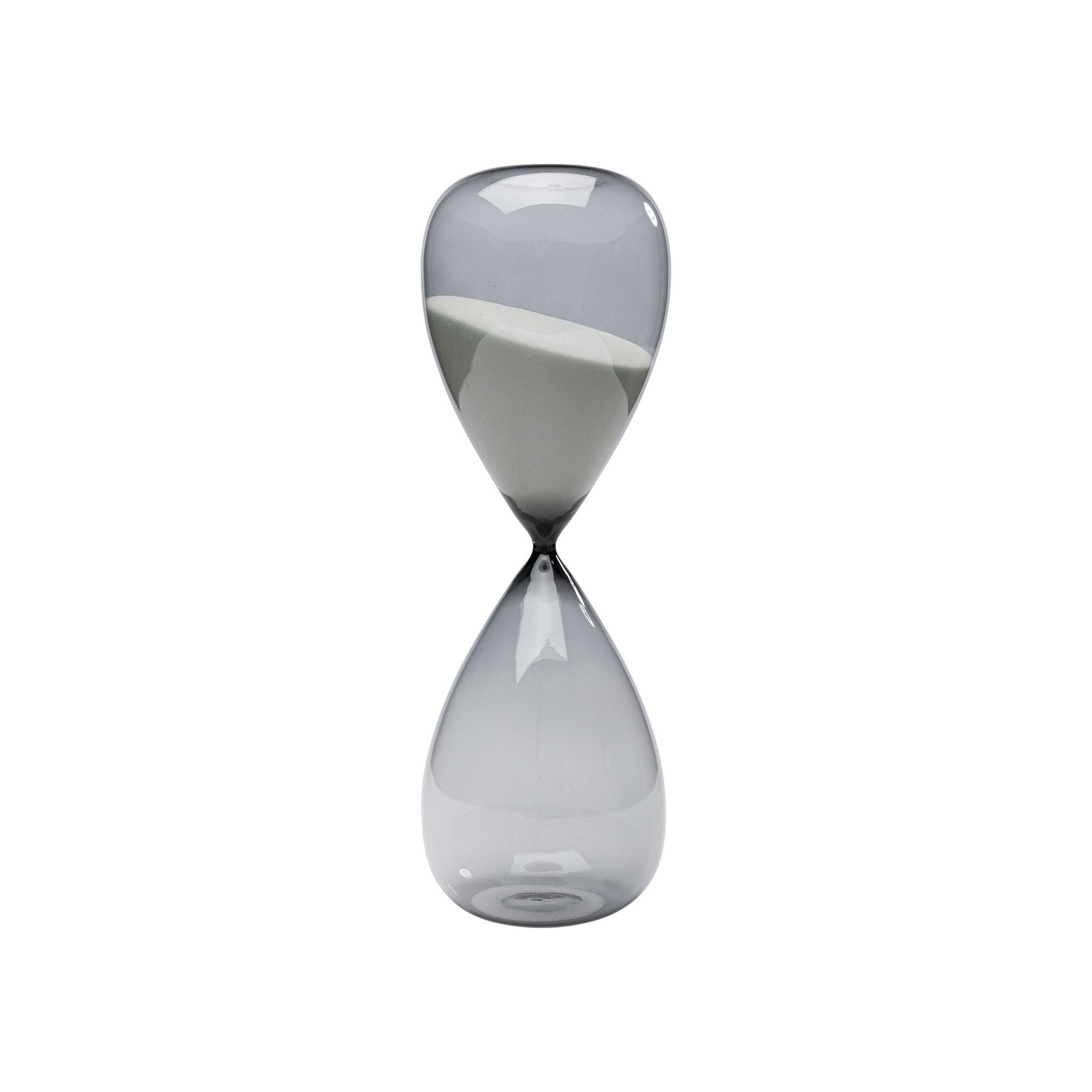 Sablier Timer noir et blanc 43cm Kare Design