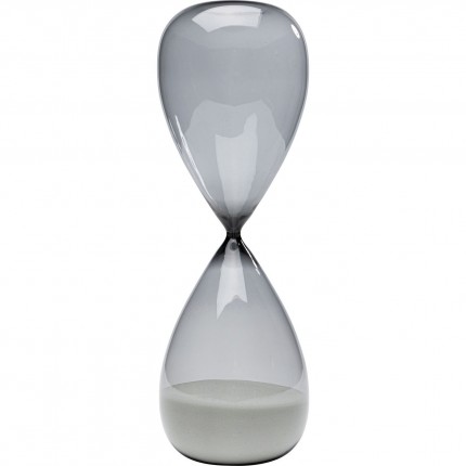 Sablier Timer 43cm noir et blanc Kare Design