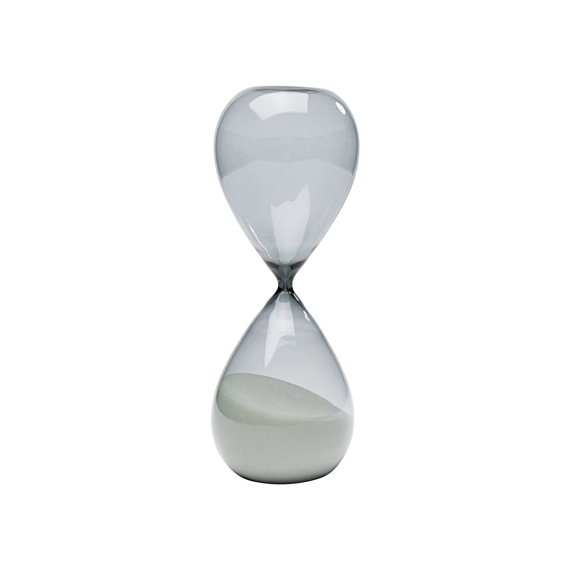 Sablier Timer noir et blanc 25cm Kare Design