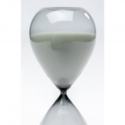 Sablier Timer 25cm noir et blanc Kare Design