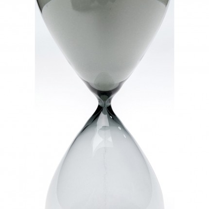 Sablier Timer 25cm noir et blanc Kare Design