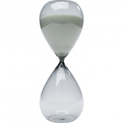 Sablier Timer 25cm noir et blanc Kare Design