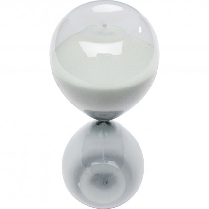 Sablier Timer 25cm noir et blanc Kare Design