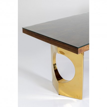 Table Conley Oho 180x90cm gold Kare Design