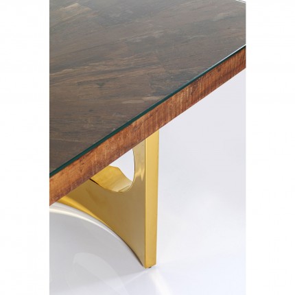 Table Conley Oho 180x90cm gold Kare Design