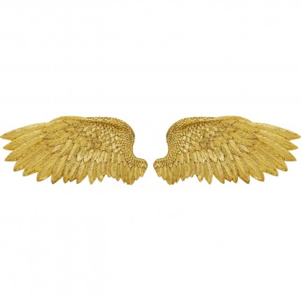 Wall Decoration wings gold (2/Set) Kare Design