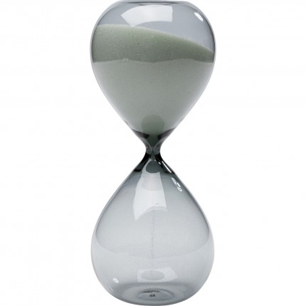 Sablier Timer 20cm noir et blanc Kare Design