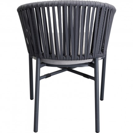 Outdoor Chair with armrests Santanyi Grey Kare Design