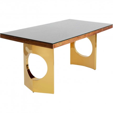 Table Conley Oho 180x90cm gold Kare Design