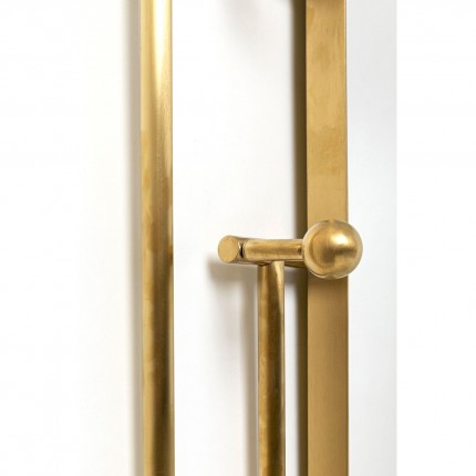 Wall Coat Rack Tristan Mirror 150x76cm gold Kare Design