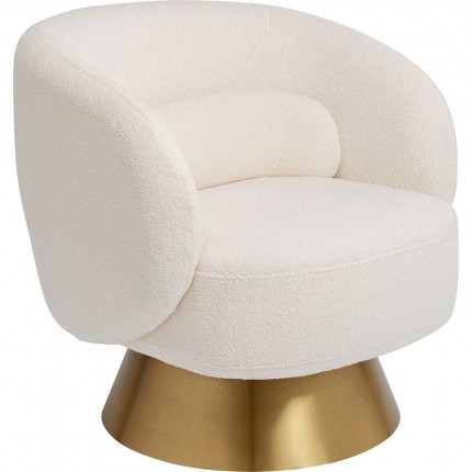 Swivel Armchair Orion cream Kare Design