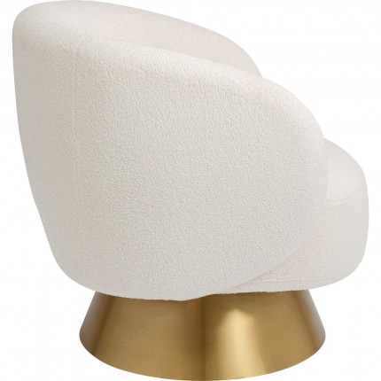 Swivel Armchair Orion cream Kare Design