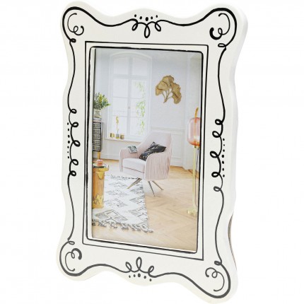 Picture Frame Favola black and white 19x25cm Kare Design