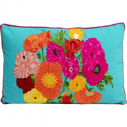 Cushion Fiorista blue Kare Design