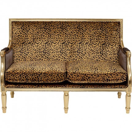 Sofa Regency 2-Seater leopard Kare Design