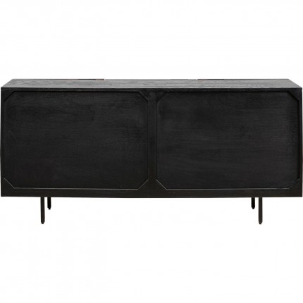 Sideboard Arctic black and white Kare Design