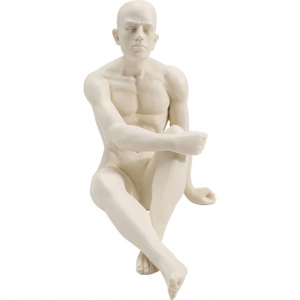 Bookend men white sitting (2/set) Kare Design