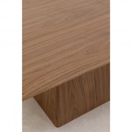 Extension Table Benvenuto rectangle walnut Kare Design