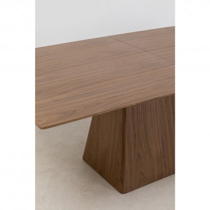 Extension Table Benvenuto rectangle walnut Kare Design