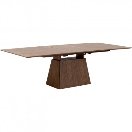 Extension Table Benvenuto rectangle walnut Kare Design