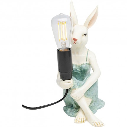 Table Lamp girl rabbit in a dress Kare Design