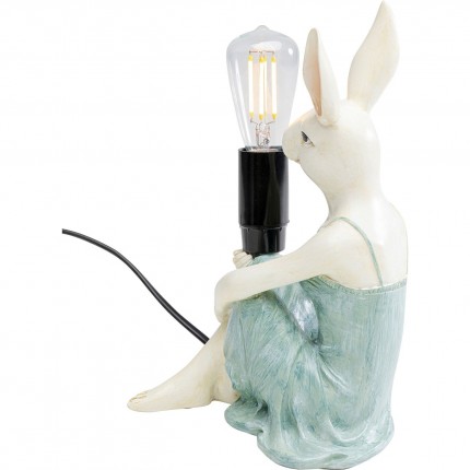 Lampe lapine en robe Kare Design