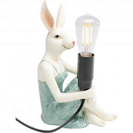 Table Lamp girl rabbit in a dress Kare Design