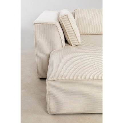 Corner Sofa Infinity Cord Cream Left Kare Design