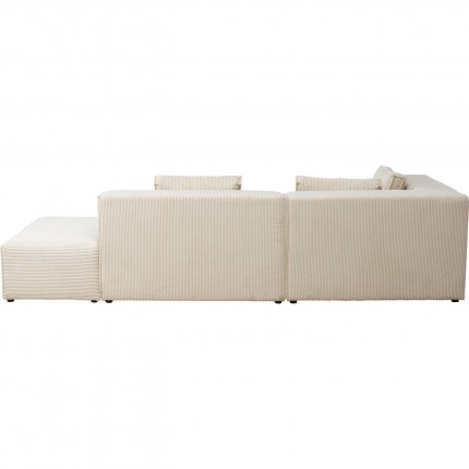 Corner Sofa Infinity Cord Cream Left Kare Design