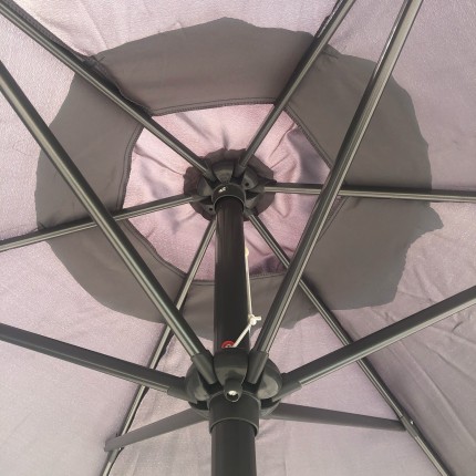 Parasol with crank handle 300cm Gescova grey