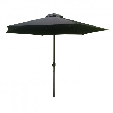 Parasol with crank 350cm black Gescova