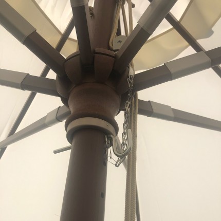 Parasol en bois écru Gescova