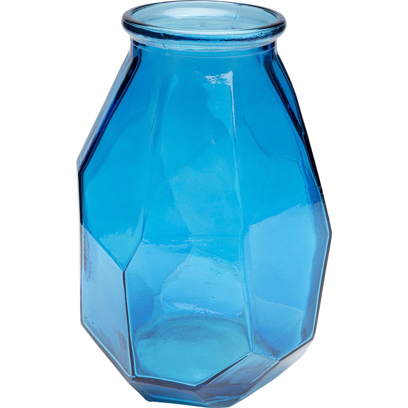 Kare Design Vase Origami bleu 35cm