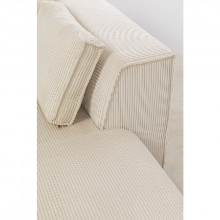 Corner Sofa Infinity Cord Cream Right Kare Design